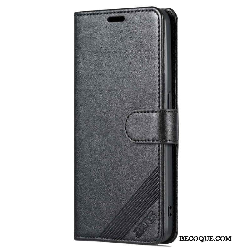 Etui Folio do Oppo Reno 8 Sztuczna Skóra Azns