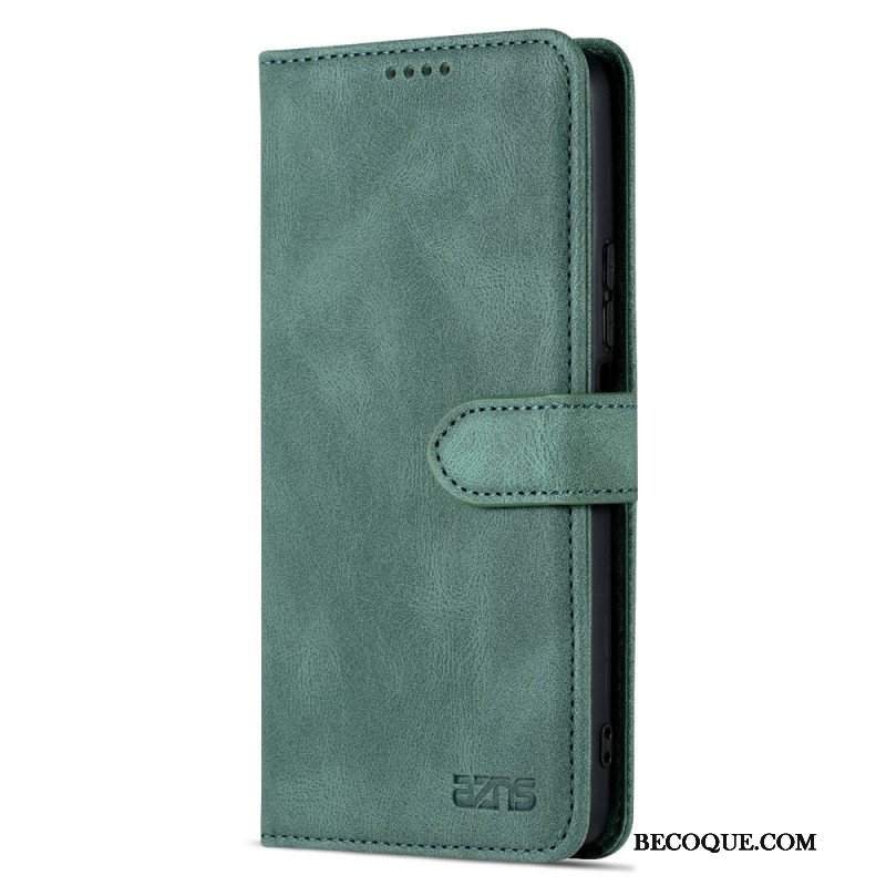 Etui Folio do Poco F4 Stylizacja Skóry Azns