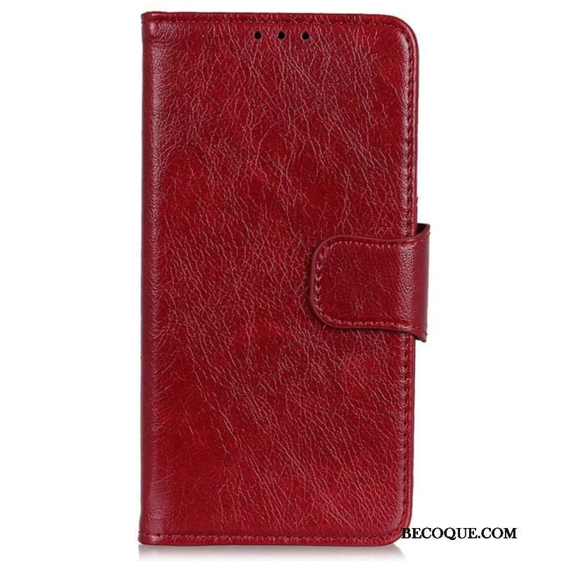 Etui Folio do Poco M4 5G Dwoina Skóry Nappa