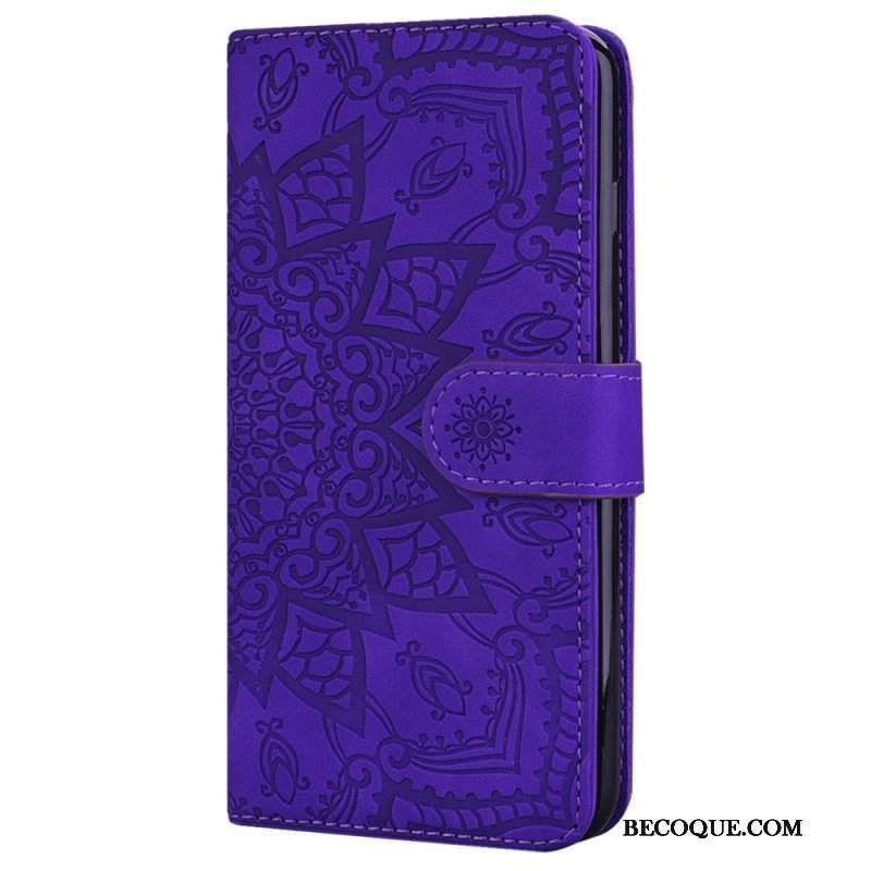 Etui Folio do Poco M4 Pro 5G Barokowo-mandala