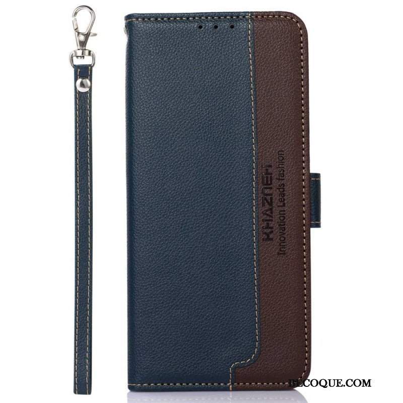 Etui Folio do Poco X4 GT Rfid Khazneh W Stylu Liczi