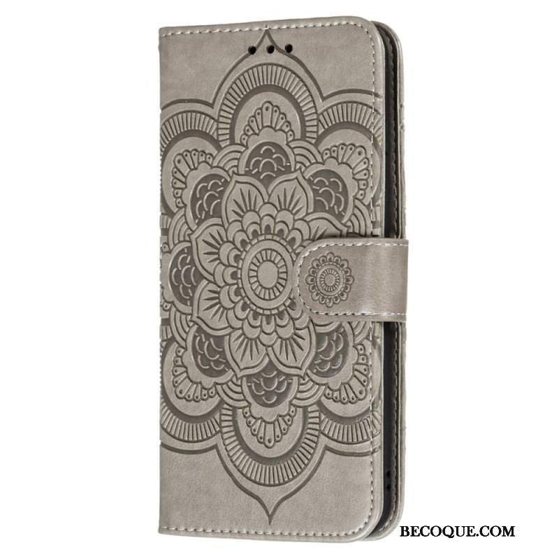 Etui Folio do Poco X4 Pro 5G Mandala Ze Smyczą