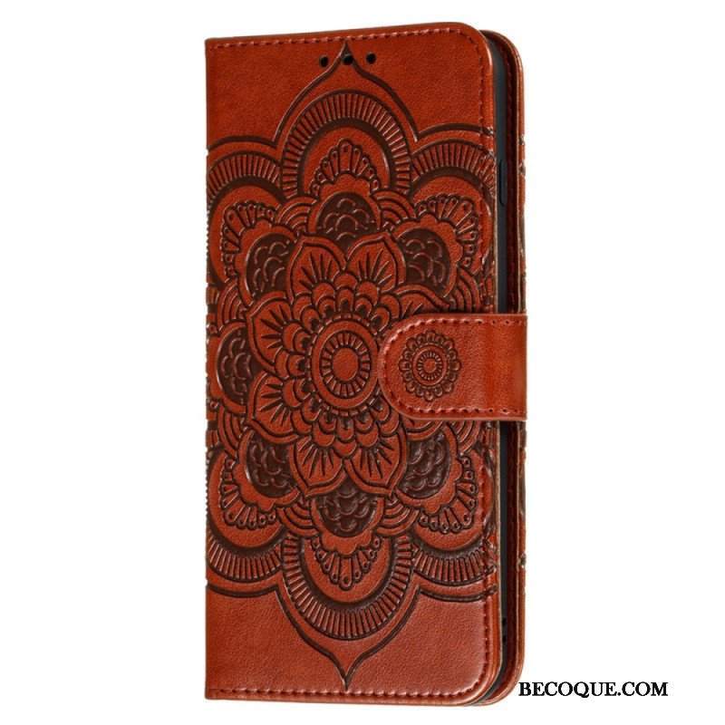 Etui Folio do Poco X4 Pro 5G Mandala Ze Smyczą