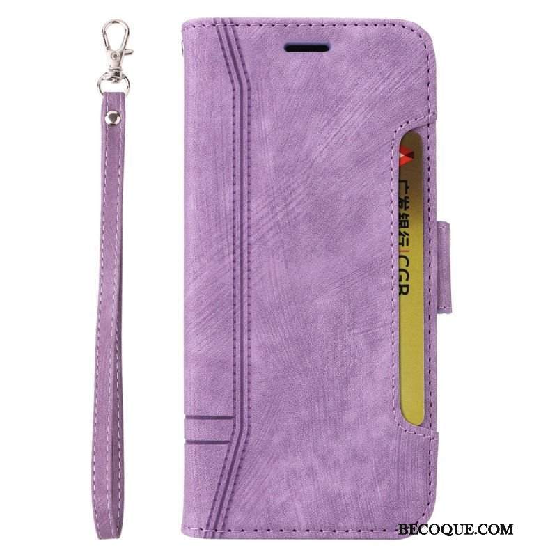 Etui Folio do Poco X5 5G Betopnice Przednie Etui Na Karty