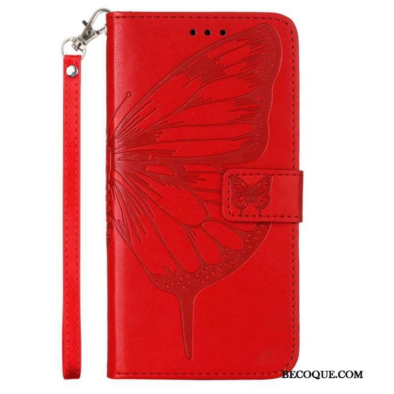 Etui Folio do Poco X5 5G Kwiatowy Motyl