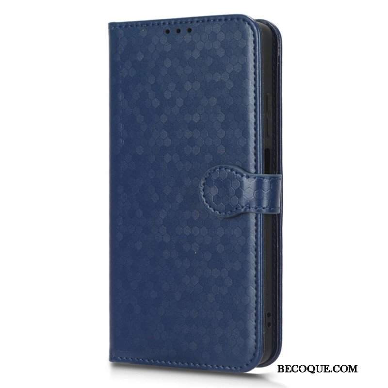 Etui Folio do Poco X5 5G z Łańcuch Wzór 3d Na Ramiączkach