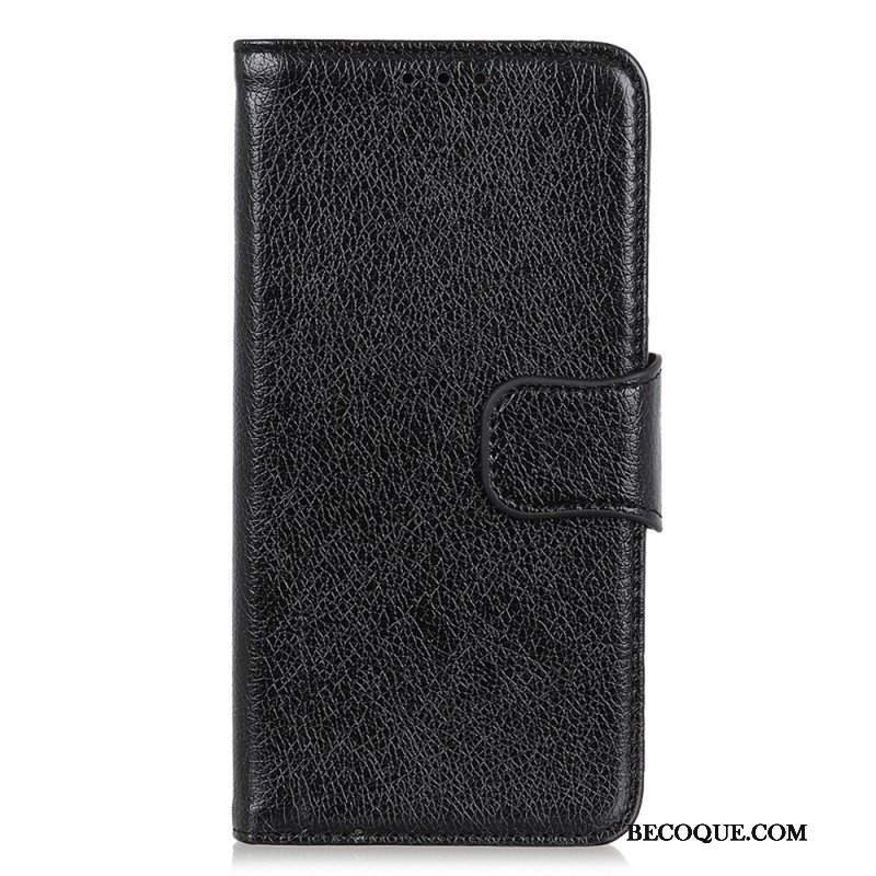 Etui Folio do Poco X5 Pro 5G Dwoina Skóry Nappa