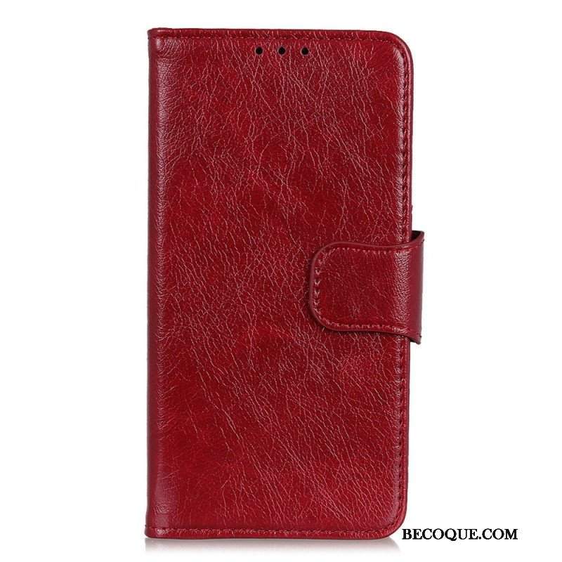 Etui Folio do Poco X5 Pro 5G Dwoina Skóry Nappa