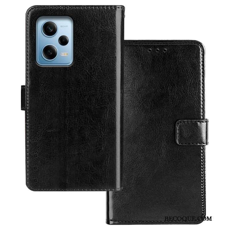 Etui Folio do Poco X5 Pro 5G Skórzany Styl Idewei