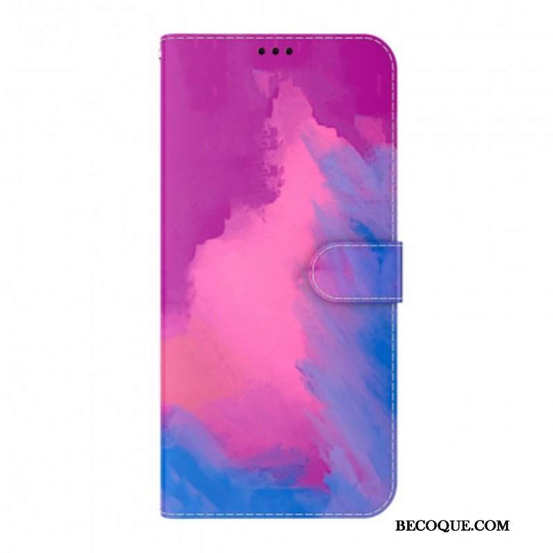 Etui Folio do Realme 8 5G Akwarela