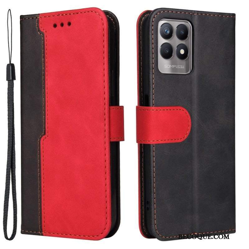 Etui Folio do Realme 8i Dwutonowy