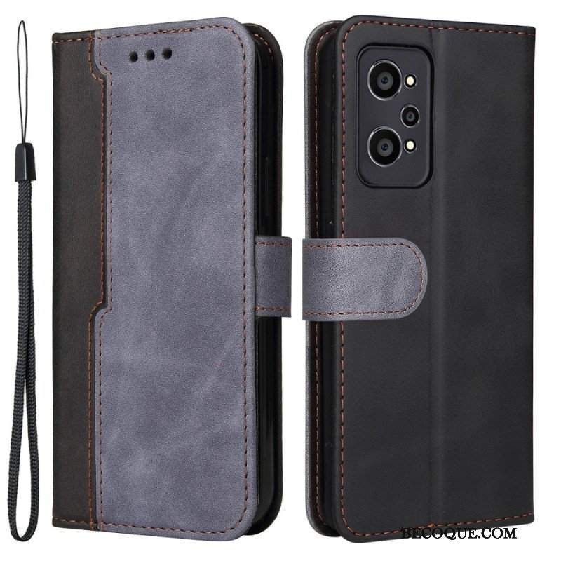 Etui Folio do Realme GT Neo 3T / Neo 2 Dwutonowy