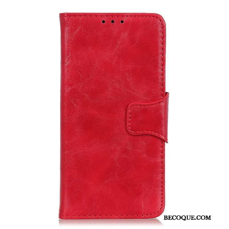 Etui Folio do Samsung Galaxy A13 5G / A04s Dwustronne Zapięcie Ze Skóry Dwoinowej