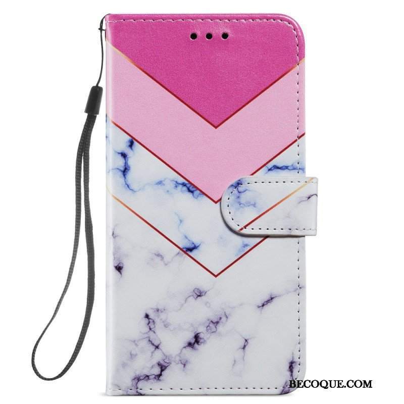 Etui Folio do Samsung Galaxy A13 5G / A04s Intensywny Marmur