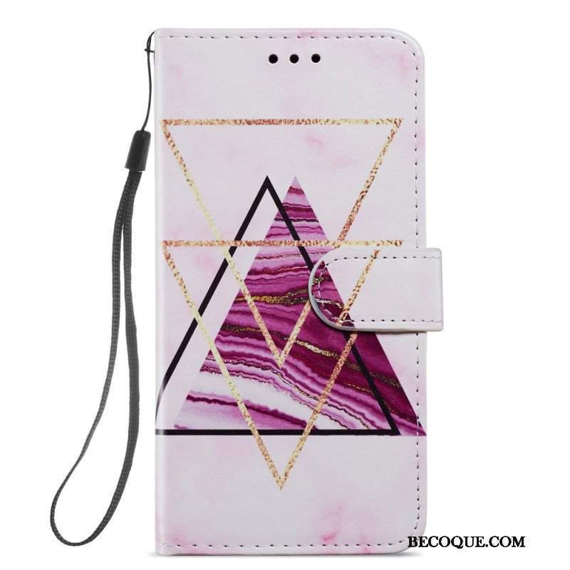 Etui Folio do Samsung Galaxy A13 5G / A04s Intensywny Marmur