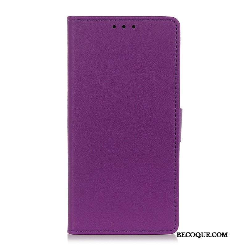 Etui Folio do Samsung Galaxy A13 5G / A04s Klasyczny Efekt Skóry