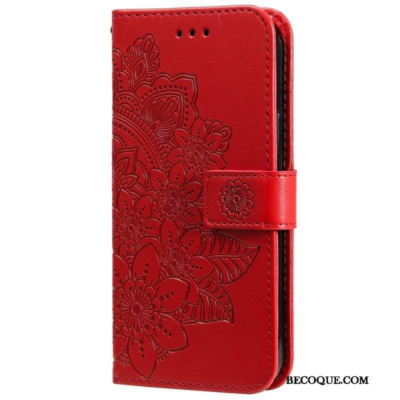 Etui Folio do Samsung Galaxy A13 5G / A04s Kwiatowa Mandala