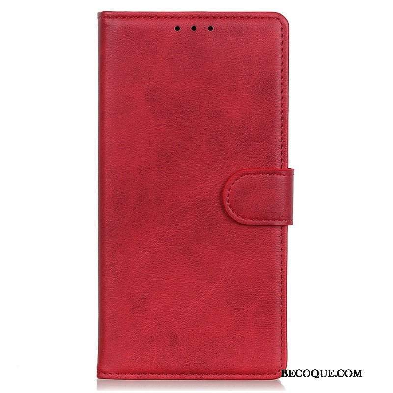 Etui Folio do Samsung Galaxy A14 / A14 5G Matowa Sztuczna Skóra