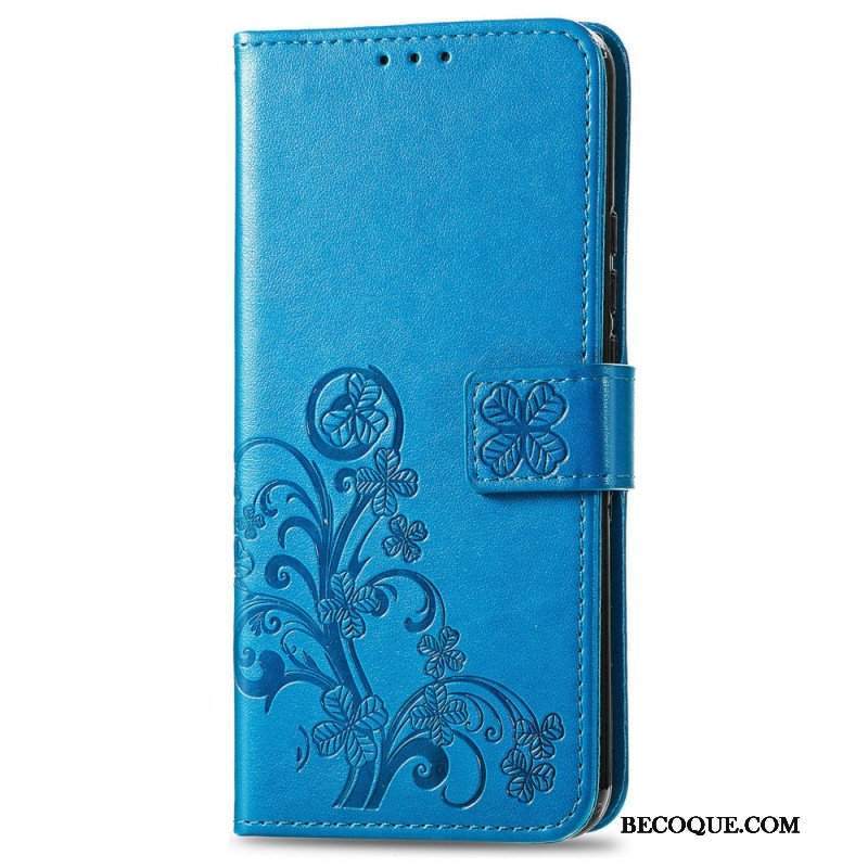 Etui Folio do Samsung Galaxy A14 / A14 5G Streszczenie Kwiaty