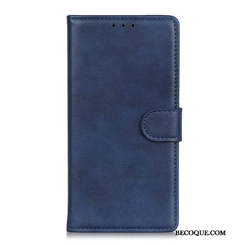 Etui Folio do Samsung Galaxy A42 5G Efekt Matowej Skóry