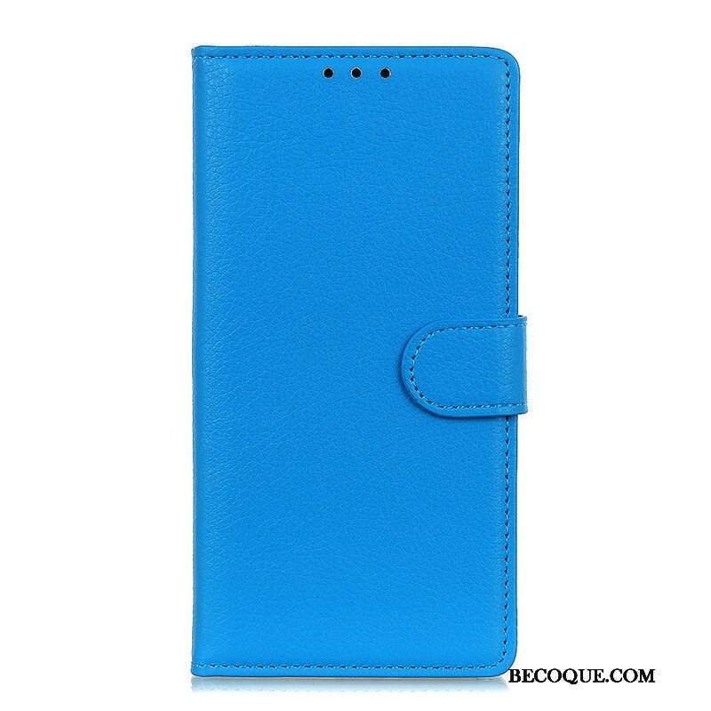 Etui Folio do Samsung Galaxy A42 5G Tekstura Liczi