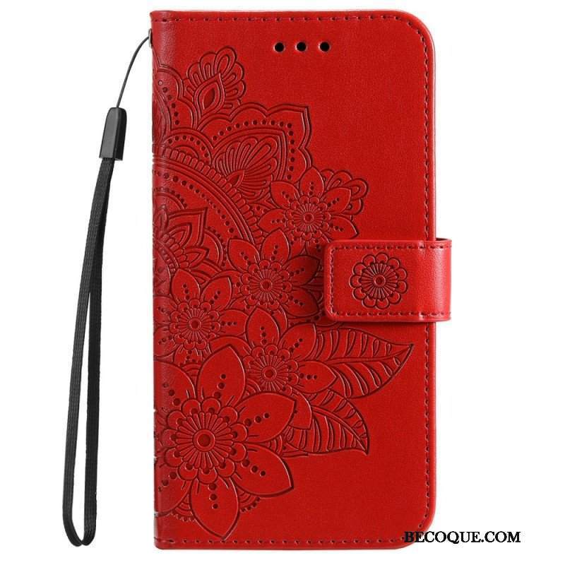 Etui Folio do Samsung Galaxy A53 5G Kwiatowa Mandala