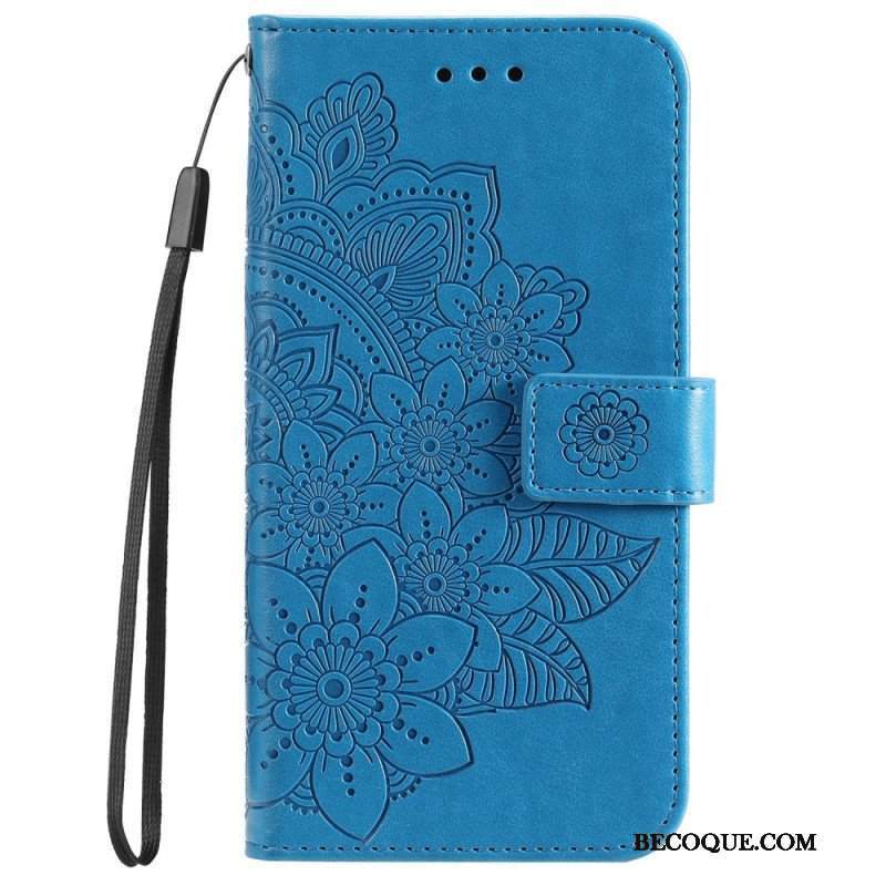 Etui Folio do Samsung Galaxy A53 5G Kwiatowa Mandala