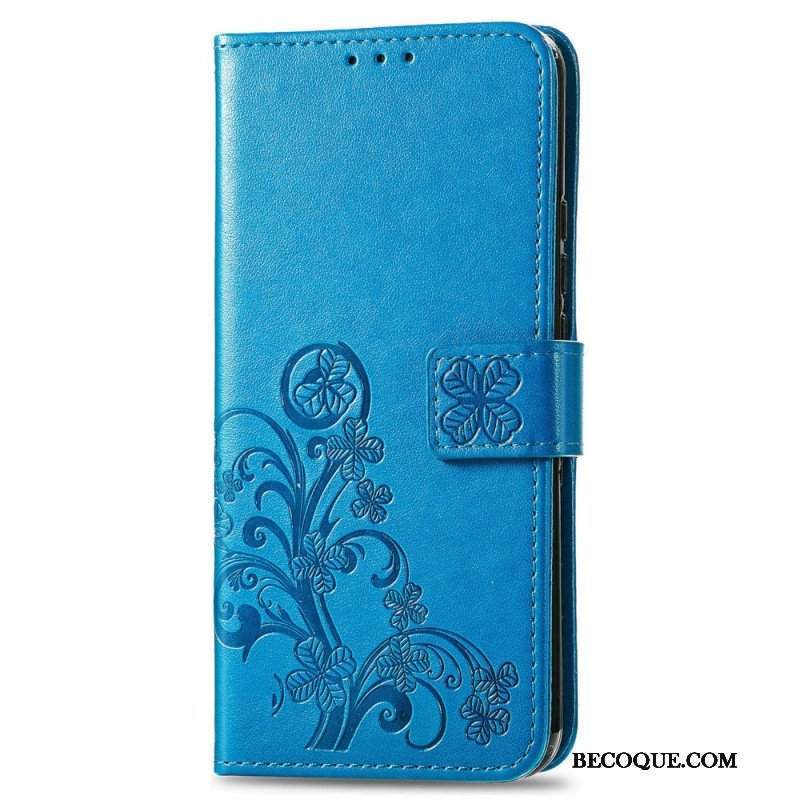 Etui Folio do Samsung Galaxy A54 5G Czterolistna Koniczyna