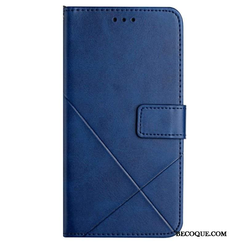 Etui Folio do Samsung Galaxy A54 5G Stylowe Skórzane Linie