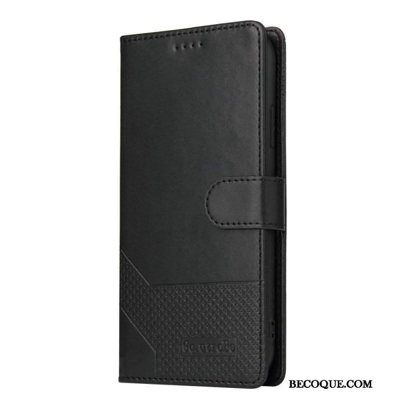 Etui Folio do Samsung Galaxy M12 / A12 Efekt Skóry Gq.utrobe