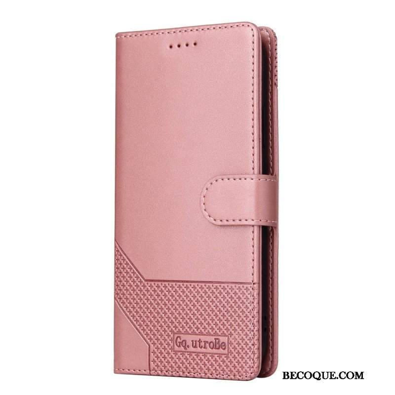 Etui Folio do Samsung Galaxy M12 / A12 Efekt Skóry Gq.utrobe