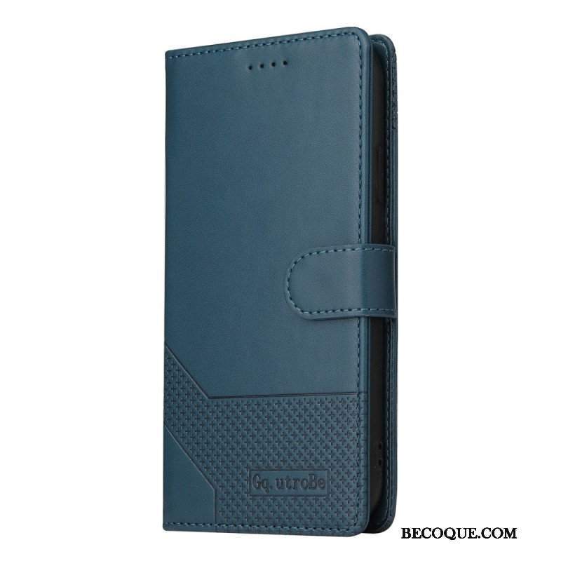 Etui Folio do Samsung Galaxy M12 / A12 Efekt Skóry Gq.utrobe