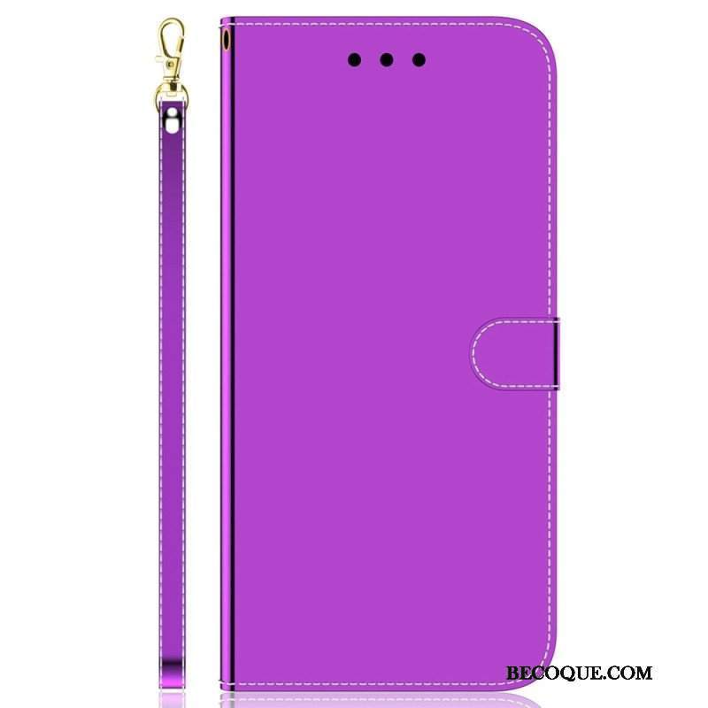 Etui Folio do Samsung Galaxy M13 Lustro I Smycz