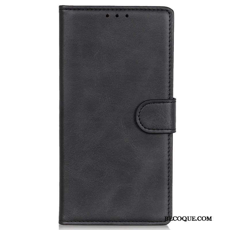 Etui Folio do Samsung Galaxy M13 Matowa Sztuczna Skóra