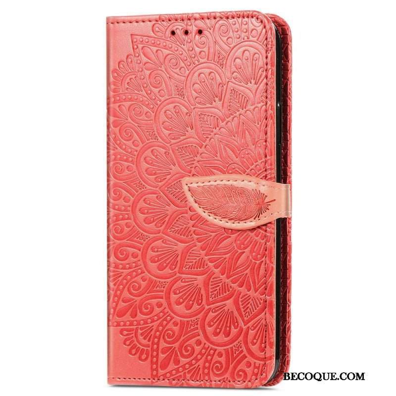 Etui Folio do Samsung Galaxy M13 Plemienne Liście