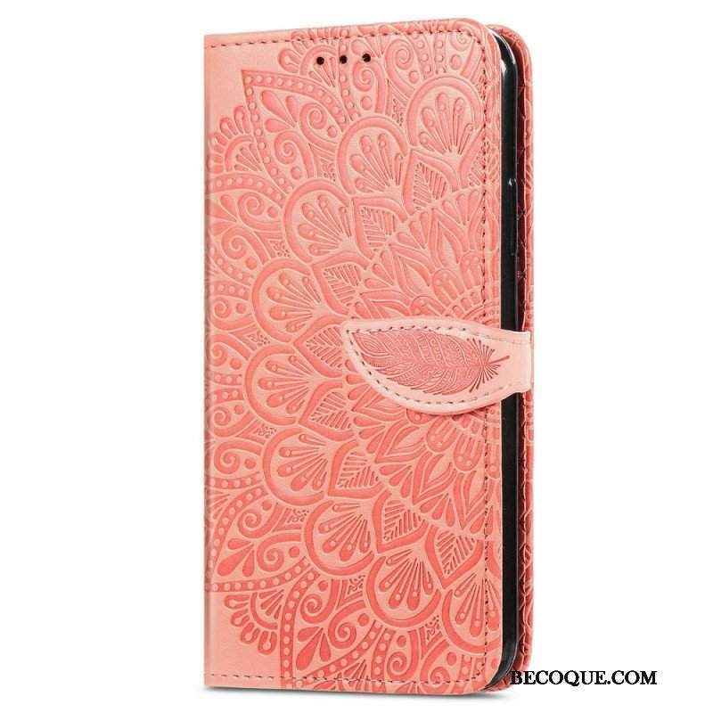 Etui Folio do Samsung Galaxy M13 Plemienne Liście