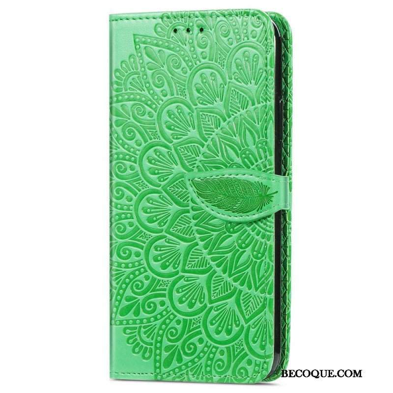 Etui Folio do Samsung Galaxy M13 Plemienne Liście