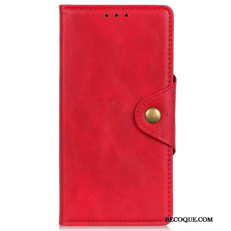 Etui Folio do Samsung Galaxy M13 Przycisk Zapięcia