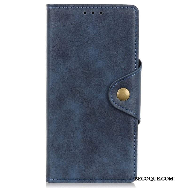 Etui Folio do Samsung Galaxy M13 Przycisk Zapięcia