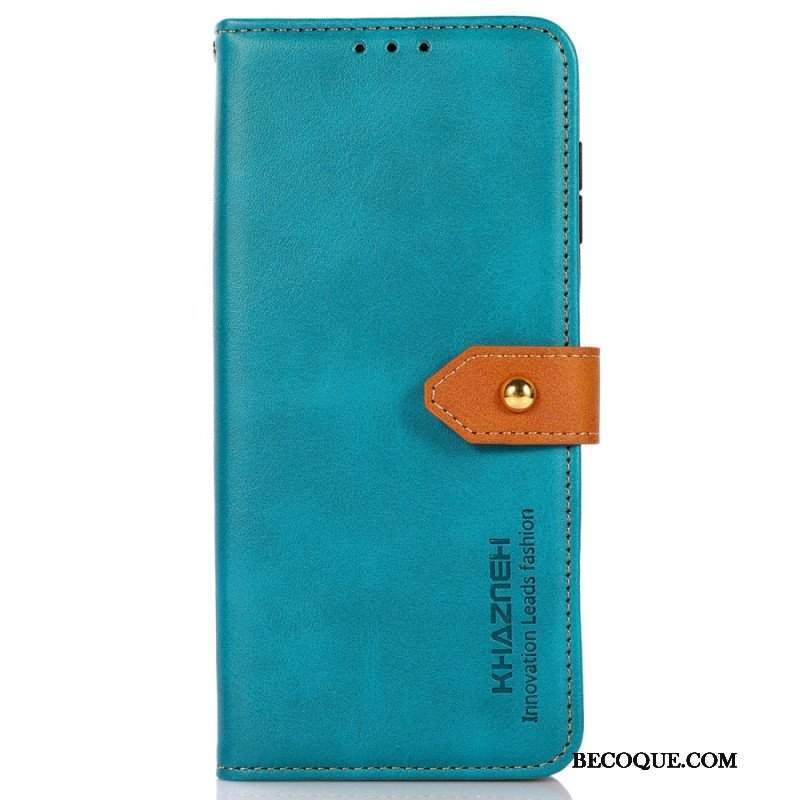 Etui Folio do Samsung Galaxy M13 Złote Zapięcie Khazneh