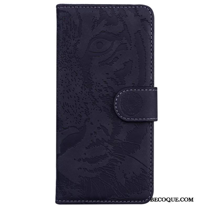 Etui Folio do Samsung Galaxy M13 Ślad Tygrysa