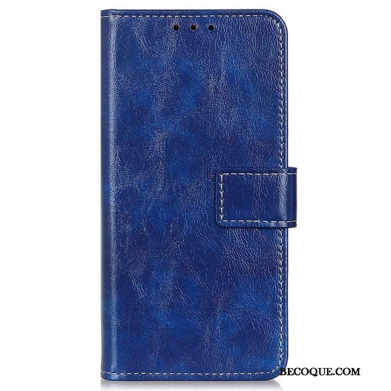 Etui Folio do Samsung Galaxy M23 5G Błyszcząca Sztuczna Skóra