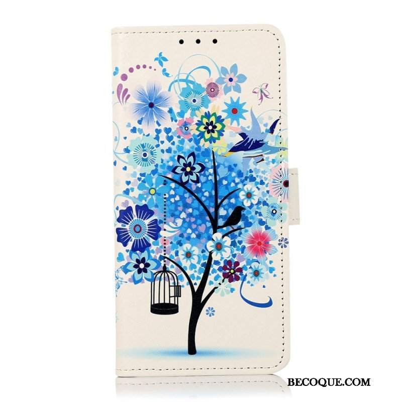 Etui Folio do Samsung Galaxy M23 5G Kwitnące Drzewo