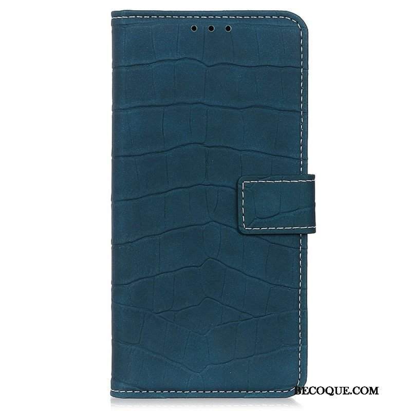 Etui Folio do Samsung Galaxy M23 5G Styl Skóry Krokodyla