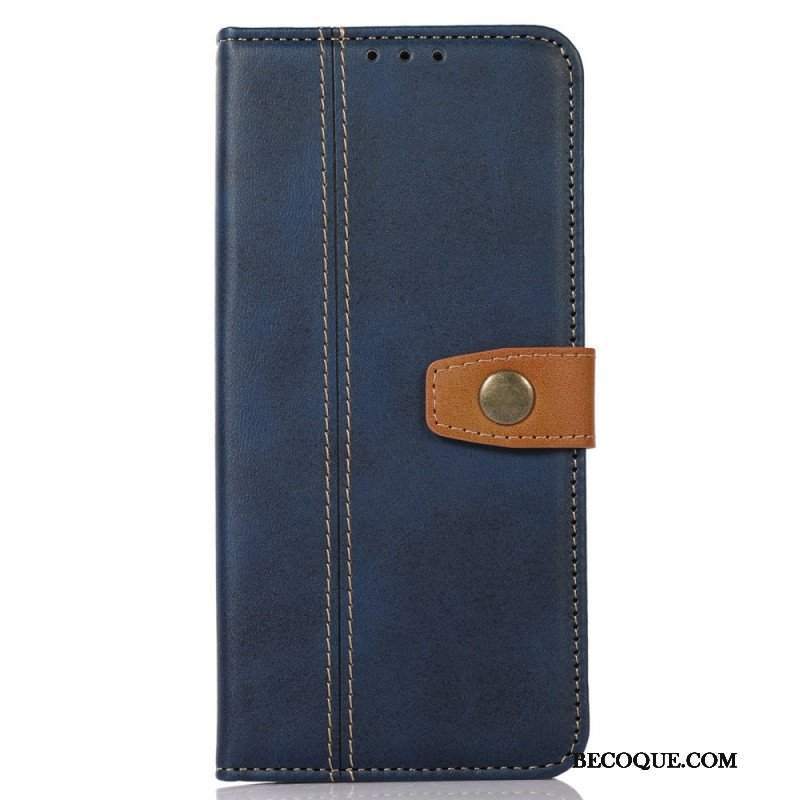 Etui Folio do Samsung Galaxy M23 5G Taśma Tapicerska