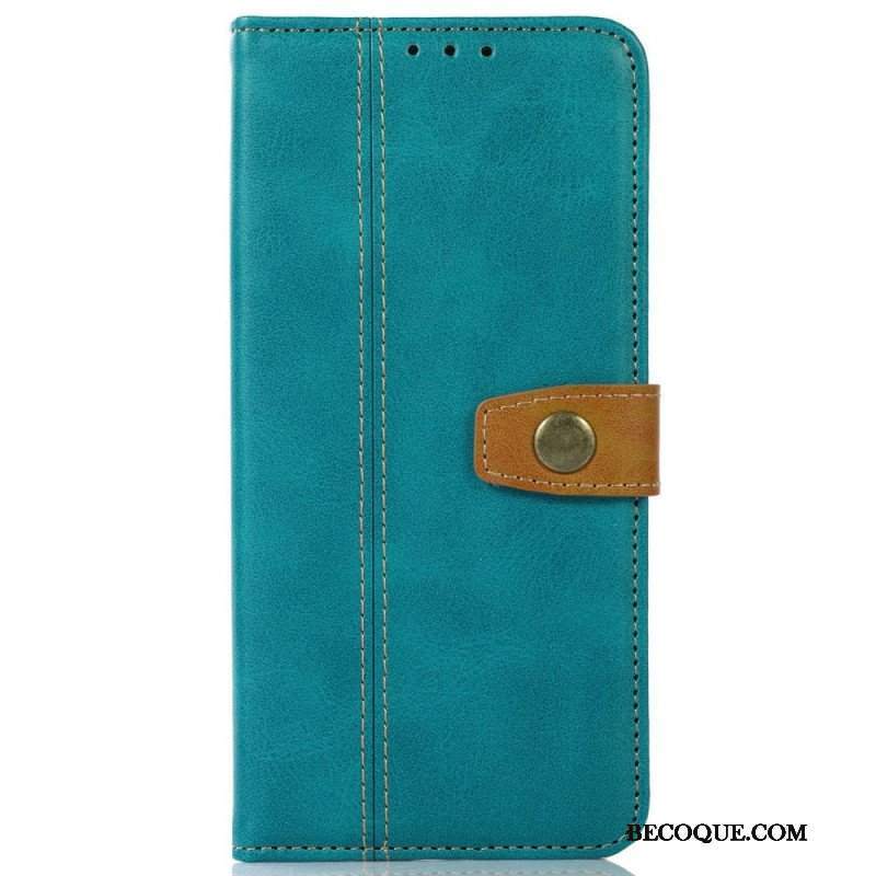 Etui Folio do Samsung Galaxy M23 5G Taśma Tapicerska