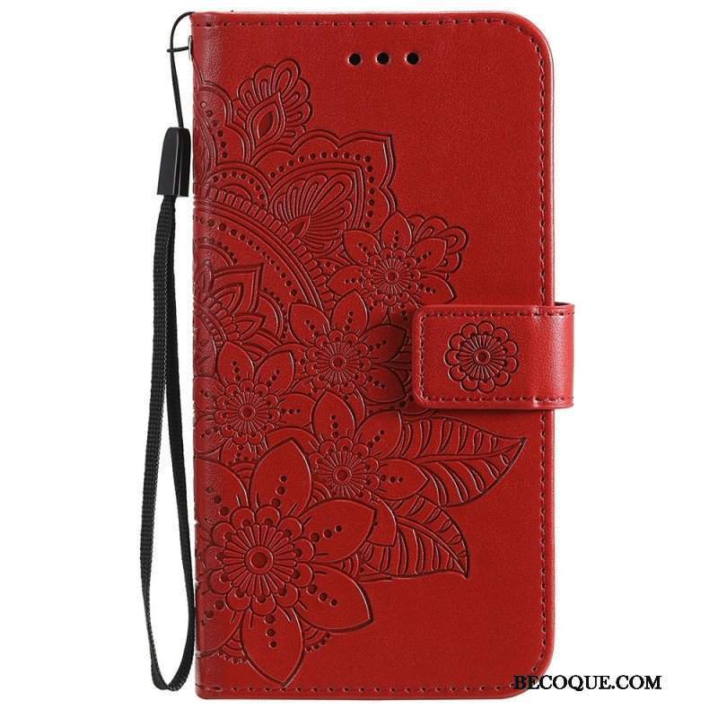 Etui Folio do Samsung Galaxy M32 Kwiatowa Mandala