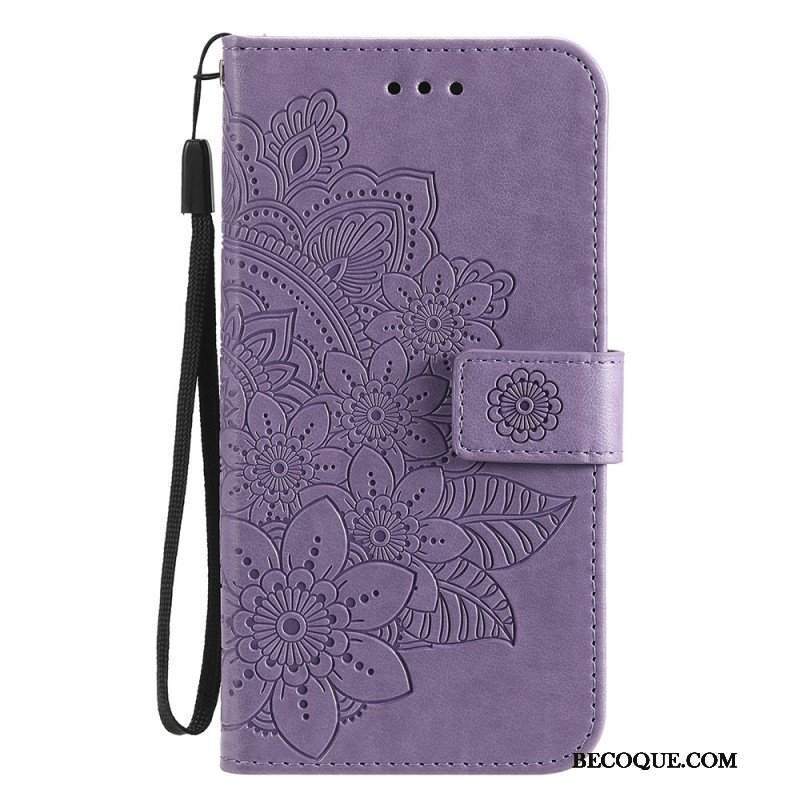 Etui Folio do Samsung Galaxy M32 Kwiatowa Mandala