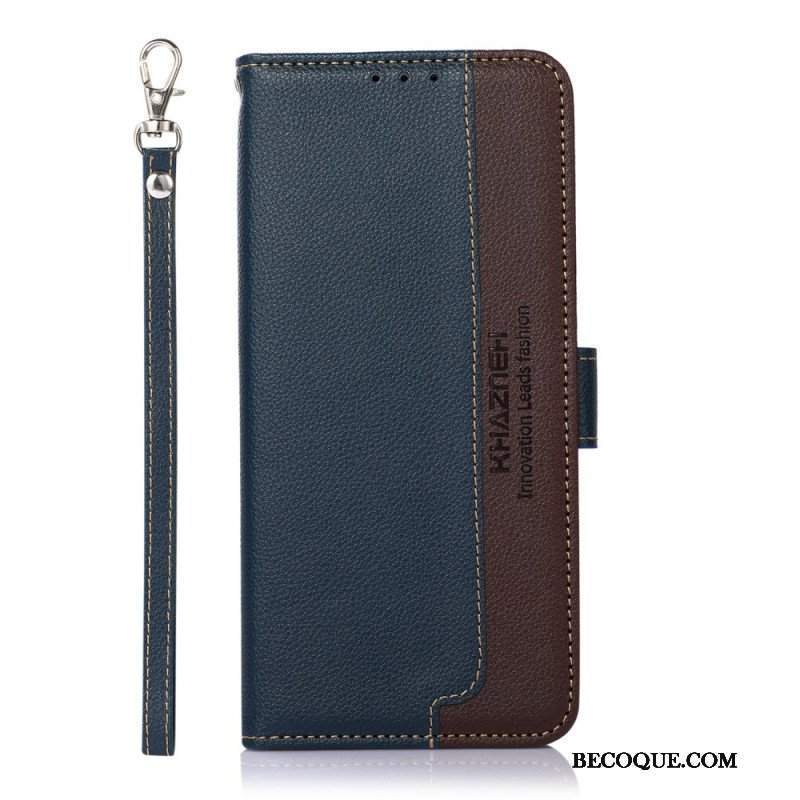 Etui Folio do Samsung Galaxy M32 Rfid Khazneh W Stylu Liczi