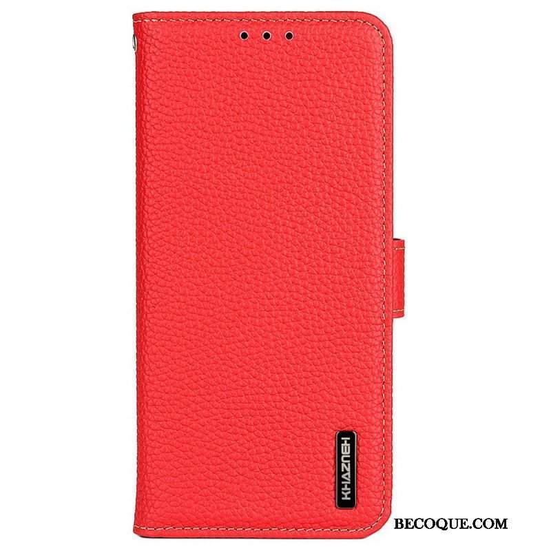 Etui Folio do Samsung Galaxy M33 5G Khazneh Skóra Liczi